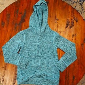 Girl's front tie knot hoodie